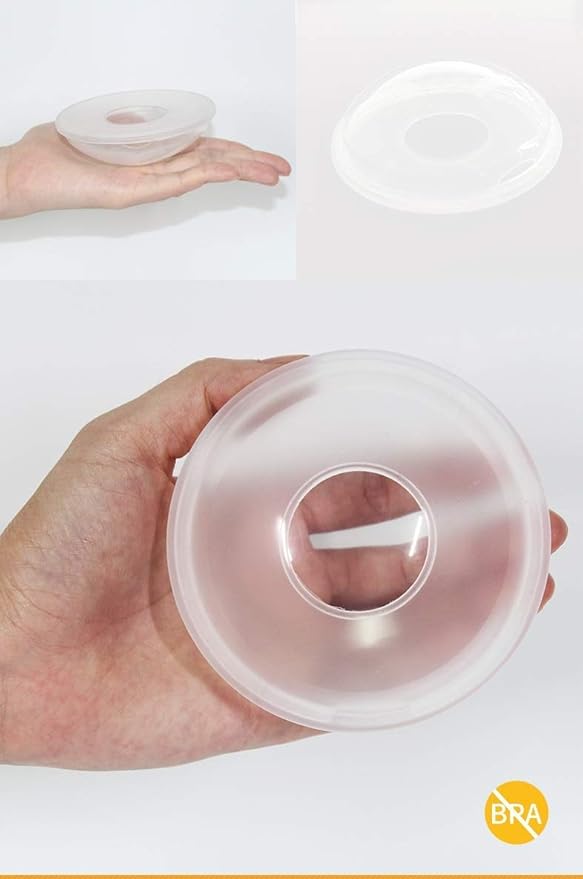 Breast Shells Milk Collector Leaking Storage Collection Shell Nursing Mom for Breastfeeding Nipple Cups Reusable Washable(4 Pack)
