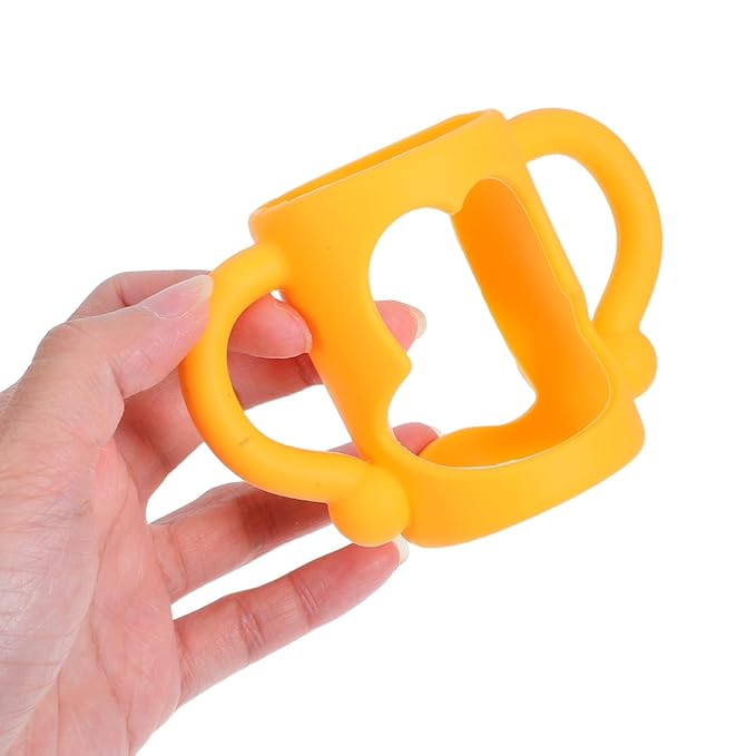 Silicone Baby Handles 4-Pack Ergonomic Non-Slip Grip for Easy Holding Compatible with Most Feeding Bottles Comfortable