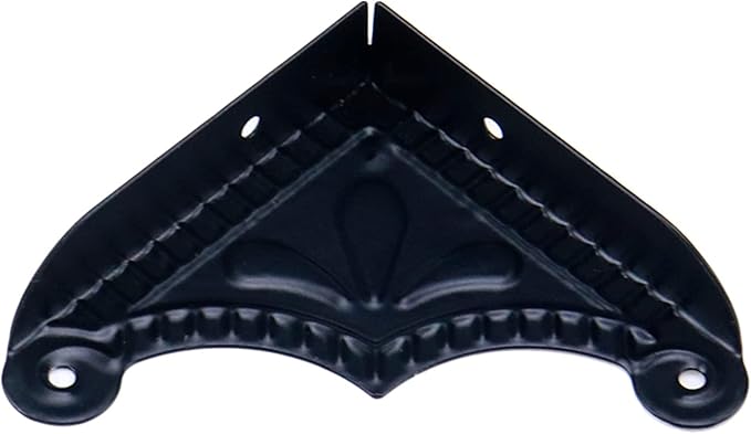 T Tulead Iron Box Corner Protectors Edge Safety Guard Furniture Edge Guard Cover 1.54"×1.54"×0.31" Deocrative Antique Edge Protectors Pack of 30 with Nails
