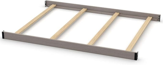 CC KITS Full-Size Conversion Kit Bed Rails Compatible with Simmons Kids Convertible Cribs by Delta Children - Solid Wood Rail - Toddler and Adult Bed Rail for Full-Size (Stained Grey, Bolt-ON KIT)