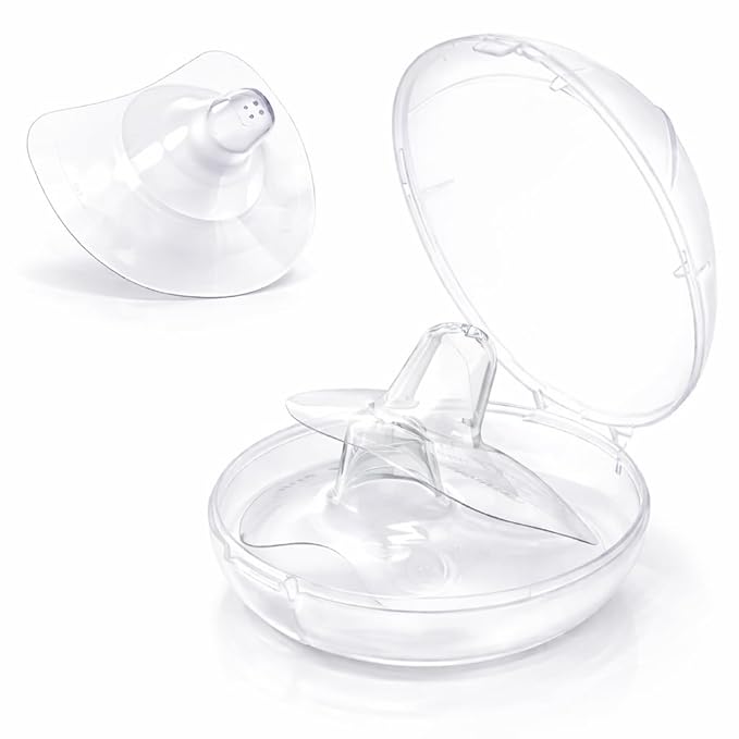 Nipple Shield for Breastfeeding, Small 13mm Nippleshield, for Latch Difficulties or Flat or Inverted Nipples, Made Without BPA