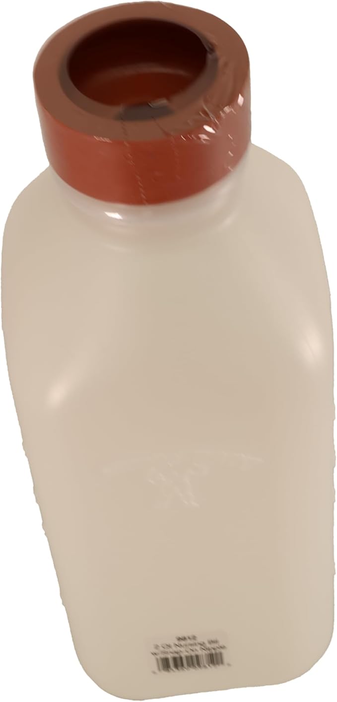 Calf Nursing Bottle - Little Giant - 2 Quart Nursing Bottle with Snap-On Nipple (Item No. 9812)