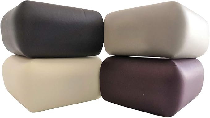 Corner Protector Baby Proof | Corner Guard Child Safety for Babies, Toddlers, Kids | Foam Corner Covers for Furniture, Table, Desk | 8 Pack (Brown)