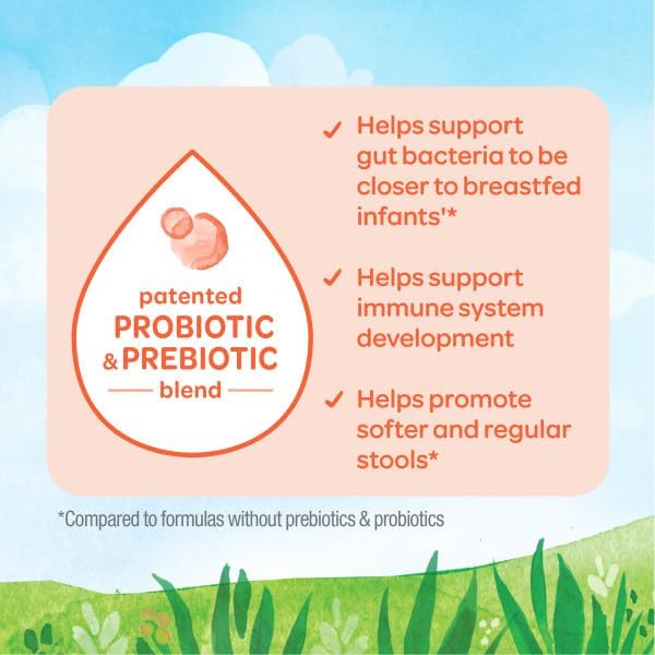 Happy Baby Organics Stage 1 Infant Formula, 0 12 Months, Milk Based Organic Baby Formula Powder with Iron, Probiotics & Prebiotics for Immune & Digestive Support, 22.9 Ounce (Pack of 2)