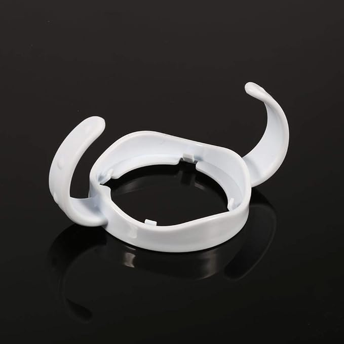Feeding Bottle Handle, White Transitional Nursing Bottle Grip, Easy Grip Independent Standard Plastic Handle Feeding Baby Bottle Holder, for Baby Bottles, for Series