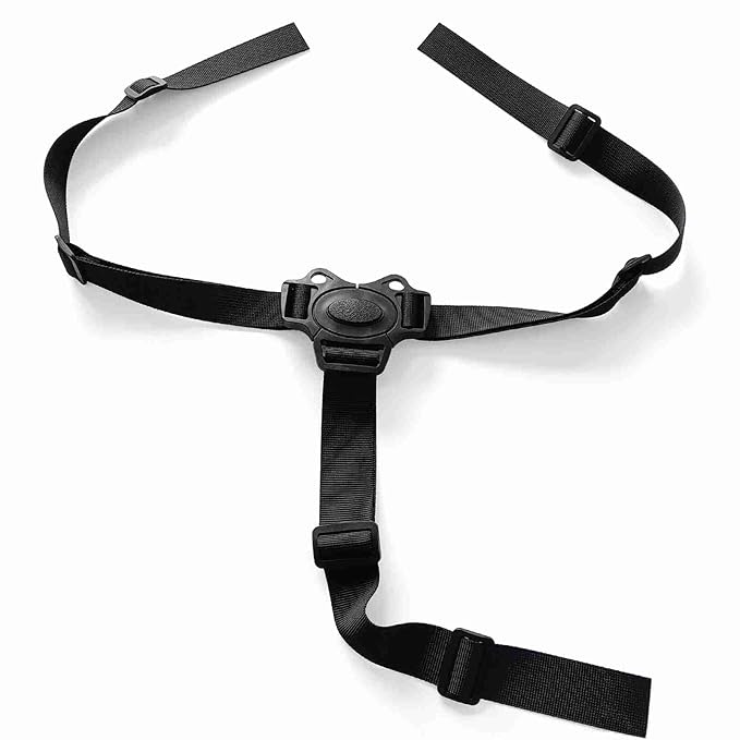 Adjustable 3 Point Harness Baby High Chair Straps, Nylon Tape, Strong Adhesive, Lightweight, Portable, for Baby Kid Stroller, Pushchair