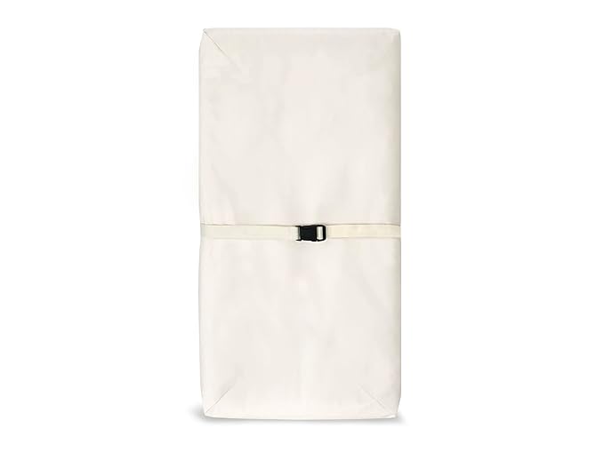 Naturepedic Organic Contoured Changing Pad - Easy to Clean, Lightweight & Portable - Comfort 4-Sided Waterproof Baby Diaper Changing Pad for Dresser or Changing Table - 16" x 31"