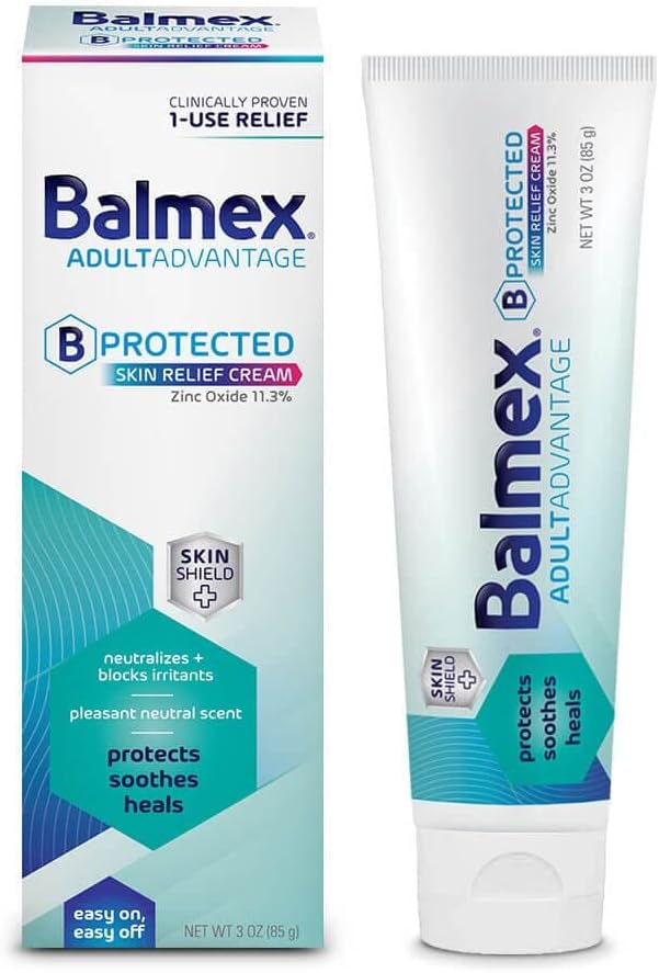 Balmex Adult Care Rash Cream, 3 oz Per Tube (3 Pack)