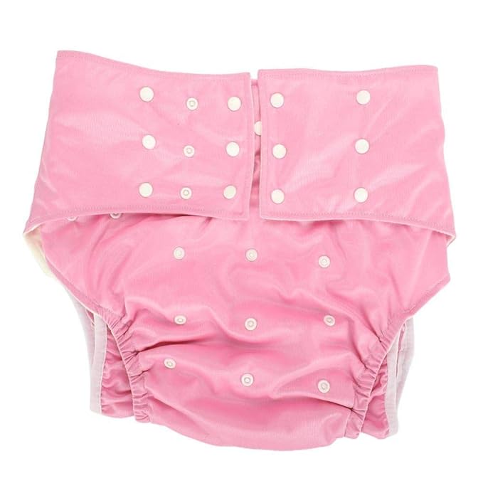 Adults Cloth Diapers For Elderly 6 Colors, Reusable Washable Waterproof Diapers Bedwetting Adults For Disabled Urine Loss, Adult Night Diapers For Incontinence Care(#3)