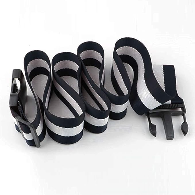 ZARPMA Baby Adjustable Safety Belt,Safety Harness for Child Kid Infant Safe Strap 5 CM Width for Pushchair,HighChair,Child Chair,Stroller,Pram Buggy(Blue-White-Blue)