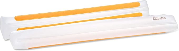(2-Pack) Shrunks Inflatable Bed Rail for Toddlers | Travel Bed Rail for Kids, Adults, and Elderly | Portable Toddler Bed Bumpers | Blow Up Bed Guard Rail for Twin, Full, Queen, King Size Beds