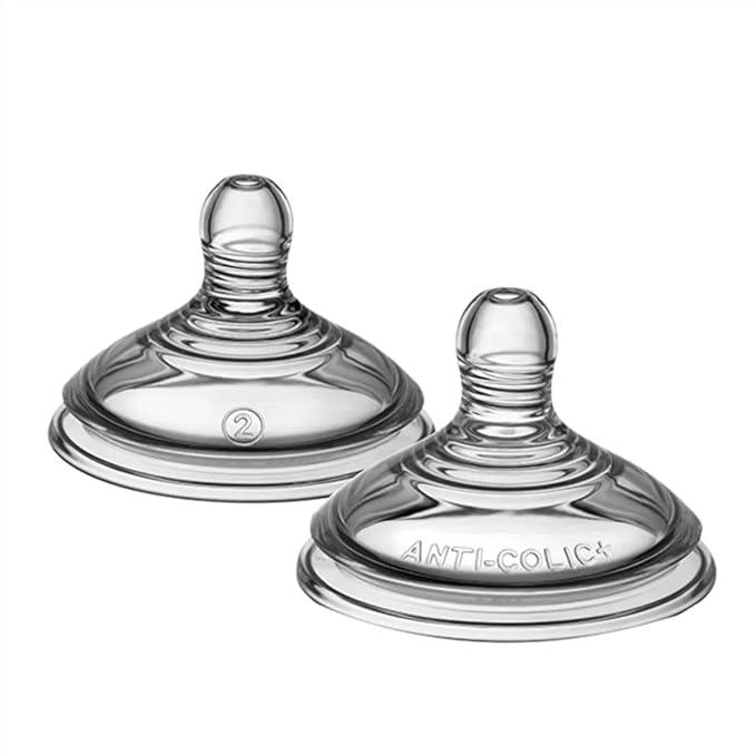 Tommee Tippee Closer to Nature Medium Flow Teats (Pack of 2)