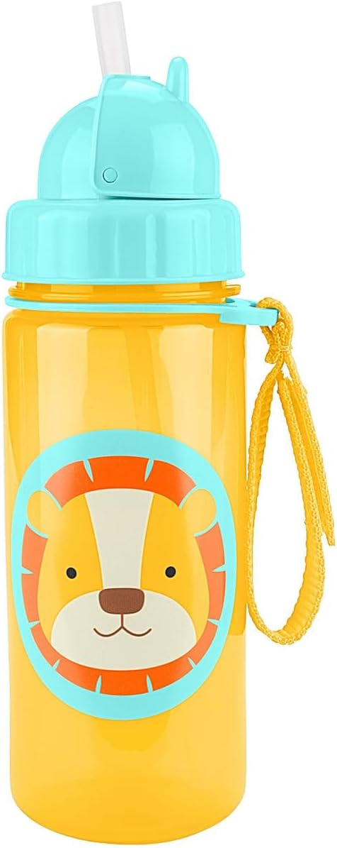 Lion Kids' Straw Water Bottle - Skip Hop