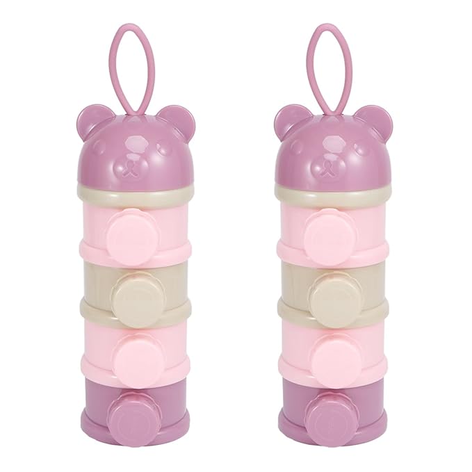 2pcs Baby Formula mam Baby Bottles Baby Formula containers for Travel Formula Dispenser Newborn Milk Powder Dispenser Packaging Container Baby Feeding Tool Milk Powder Box