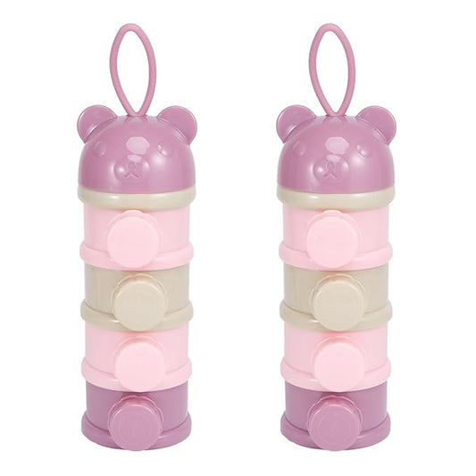 2pcs Baby Formula mam Baby Bottles Baby Formula containers for Travel Formula Dispenser Newborn Milk Powder Dispenser Packaging Container Baby Feeding Tool Milk Powder Box