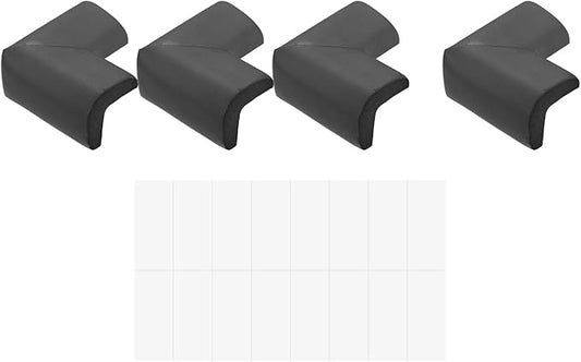 uxcell Corner Guards Edge Protectors, 12Pack Foam Safety Bumper Thicken, 55mm/2.16"(L) for Furniture Corner Table Edge Guard, Black