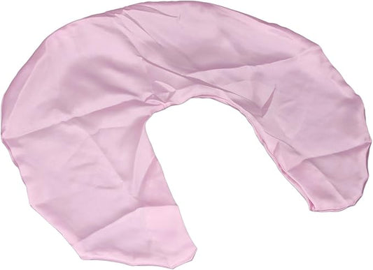 Satin Nursing Pillow Cover,Soft Washable Breathable,Protect for Baby Hair and Skin, Breastfeeding Pillow Slipcover for Feeding (Roseate)