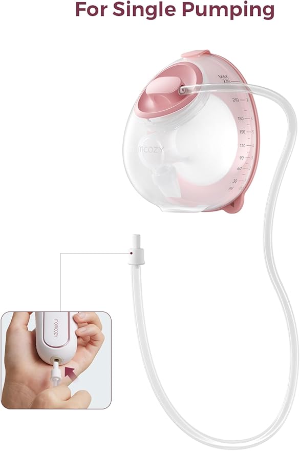 Momcozy Replacement Tubing of Single Pumping Only for Momcozy V1 Pro/V2 Pro. Original V1 Pro/V2 Pro Breast Pump Replacement Accessories, 1 Pack