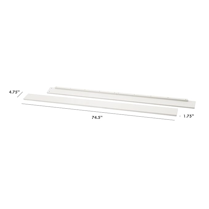 DaVinci Hidden Hardware Twin/Full-Size Bed Conversion Kit (M5789) in Warm White