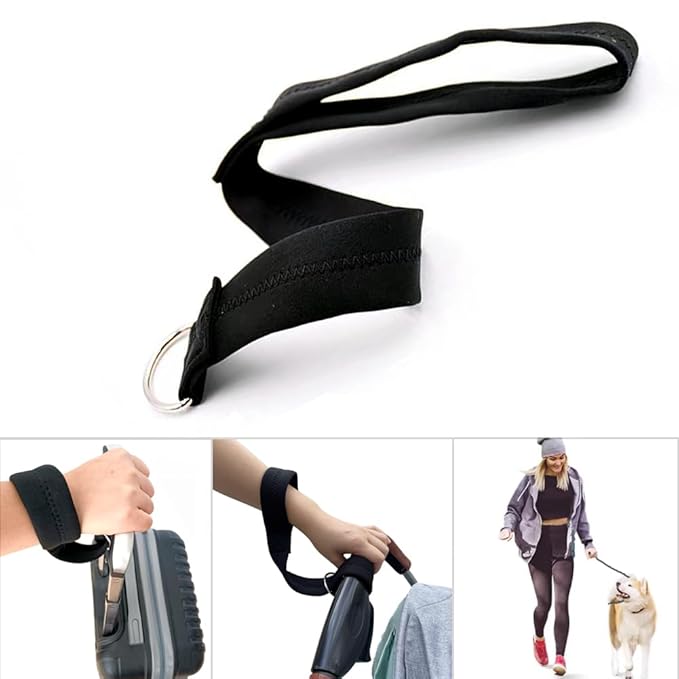 Baby Stroller Safety Wrist Straps Anti-Wearing and Anti-Lost Wrist Leash for Stroller, Universal for Most Baby Carriages, Short Leash for Dog Security, 18 Inch