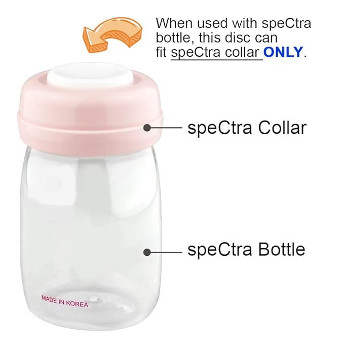 Maymom Write & Reuse Baby Bottle Labels for Daycare/Sealing Disc Compatible with Philips Classic Bottles, Maymom Screw Ring.