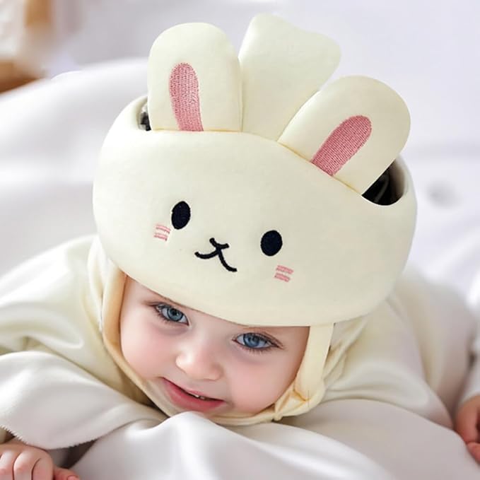 Surakey Baby Safety Helmet for Crawling Walking Baby Head Protector Cap Adjustable Baby Head Cushion Bumper Bonnet for Learning to Walk Breathable Protective Helmet, Type 1