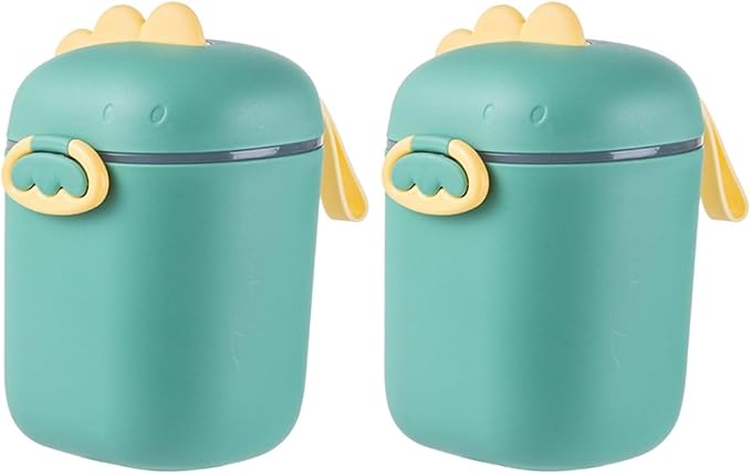 Toddmomy 2-Pack Baby Formula Dispenser with Scoop Airtight Milk Powder Storage Box for Travel Portable Baby Food Container for on-the-Go Feeding
