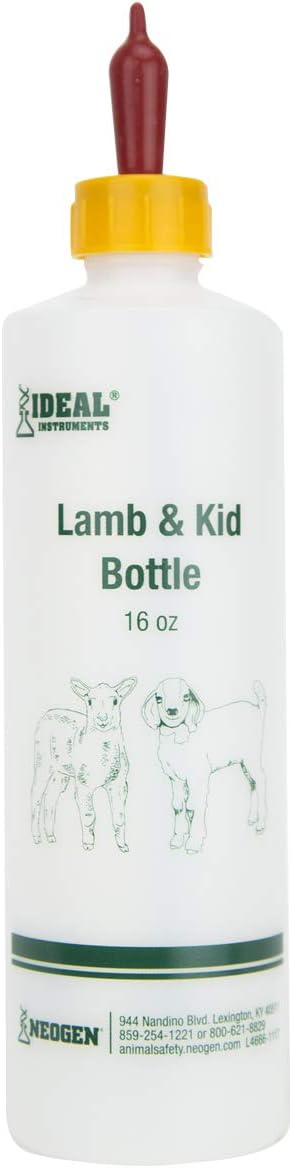 Neogen Ideal 7004 Lamb & Kid Bottle 16oz w/Red Screw-On Teat