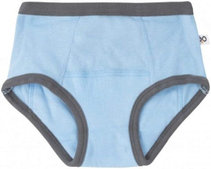 ZOOCCHINI Toddler 3-Pack Potty Training Pants - Soft Organic Cotton Underwear with Absorbent Padding and Fun Designs, Jurassic Pals, 3-4 Years
