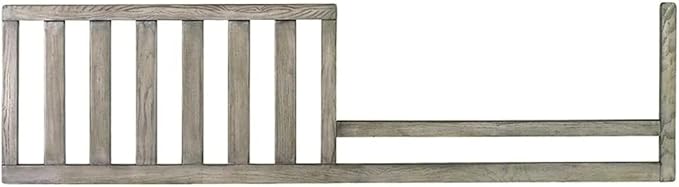 Toddler Bed Safety Guard Rail for Dolce Babi Convertible Cribs - Solid Wood Rail for Convertible Crib to Toddler Bed Conversion - Safety Bed Rail for Children (Dove Grey)