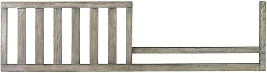 Toddler Bed Safety Guard Rail for Dolce Babi Convertible Cribs - Solid Wood Rail for Convertible Crib to Toddler Bed Conversion - Safety Bed Rail for Children (Dove Grey)