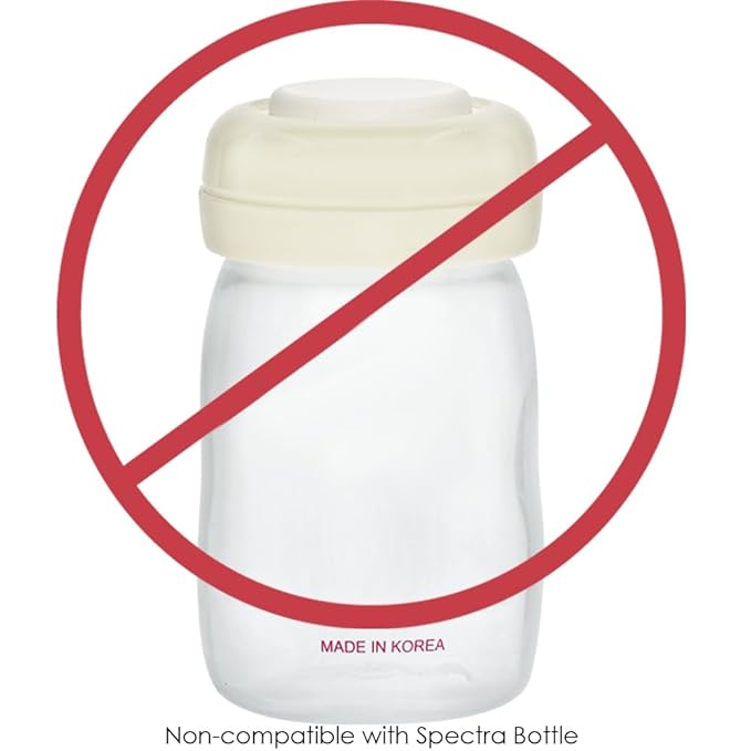 Maymom Screw Lids Aka Travel Caps with Rewritable Sealing Disc Compatible with Avent, Maymom Wide Mouth Bottles; Cap Replace Avent Natural Bottle Sealing Ring and Sealing Disc, 6pcs. (Yellow)