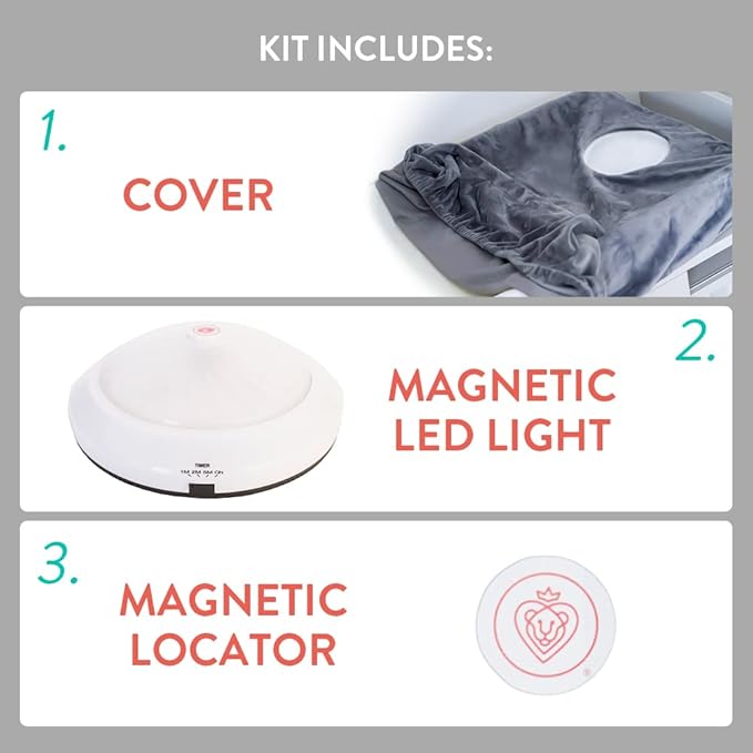 Prince Lionheart IllumiPAD Changing Pad Conversion Kit, Cream