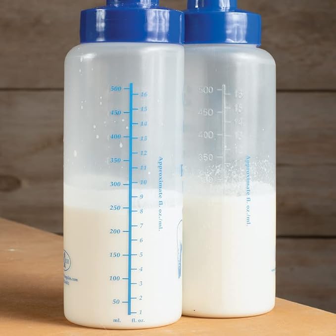 Premier 1 Lamb 'N' Goat Kid Wide-Mouth Feeding Bottle (Bottle & Pritchard Teat)