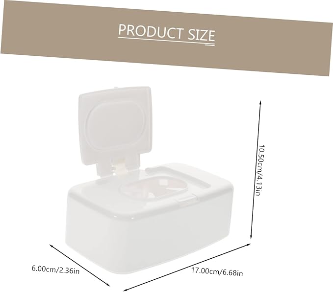 ibasenice 2pcs Storage Box Containers with Lids Toilet Paper Holder Moist Tissue Dispenser Tissue Storage Case Wipes Container Wipe Dispenser White Baby Pp Tissue Paper Makeup Remover