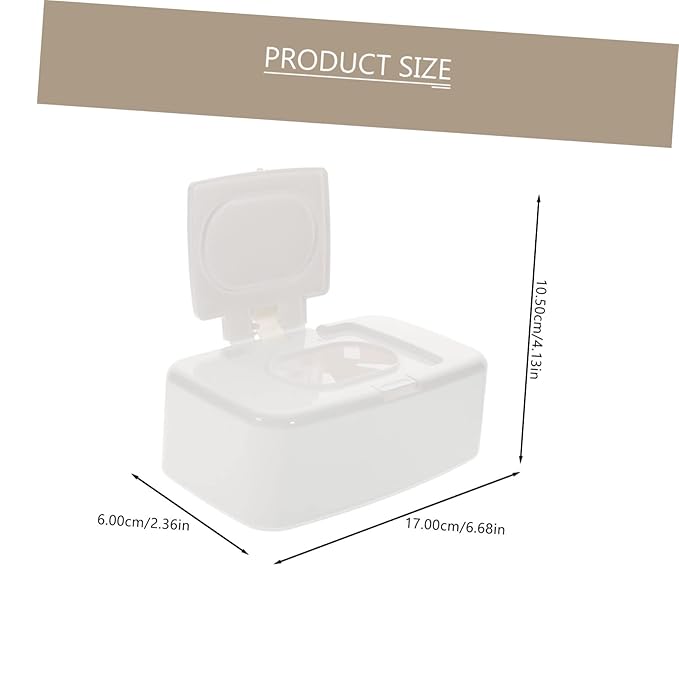 Household Wipes Holder Dispenser Box with Lid for Living Room Baby Wipes Dispenser Wipes Container to Keep Wipes Fresh and Easy to Access