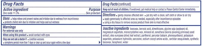 Balmex Adult Care Rash Cream, 3 oz Per Tube (3 Pack)