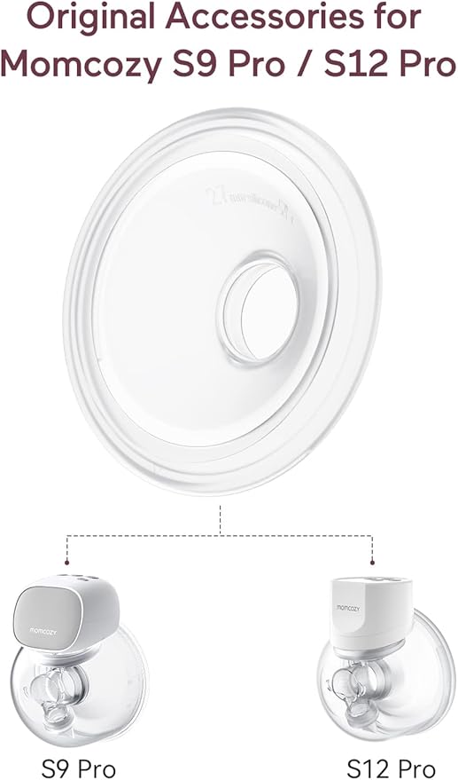 Momcozy Original S9 Pro/S12 Pro Replacement Accessories, Only Compatible with Momcozy S9 Pro/S12 Pro Breast Pump NOT for S9/S12/S12Pro-Quick(Double-Sealed Flange 27mm,1 Pack)