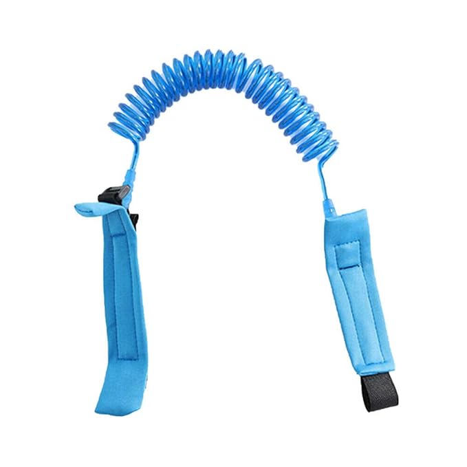 Magik Anti-Loss Strap Wrist Link Hand Harness Leash Band Safety Toddlers Child Kid (Blue, 98.5'' / 2.5m, 2 Pack)