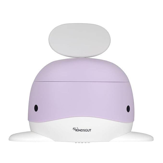Kindsgut Whale Potty Training Toilet – Ergonomic Toddler Potty for Boys & Girls, Designed in Germany, Non-Slip & Easy Clean, Lilac