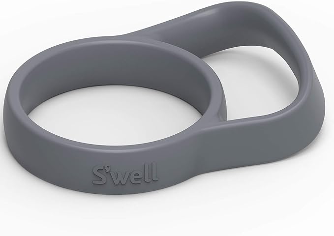S'well Traveler Handle, Fits All Traveler Sizes, Grey, Comfortable Carrying On The Go, Flexible Silicone Grip, BPA Free
