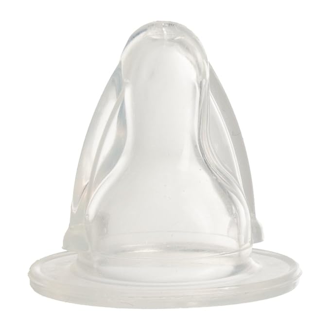 Evenflo Zoo Friends 4 Count Silicone Anatomic Nipple with Brush, X-Cut