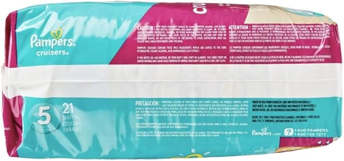Pampers Cruisers Diapers Size 5 19 Count