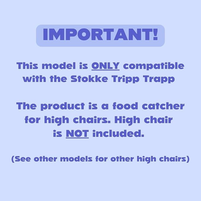 Catchy - The Food and Mess Catcher for the Stokke Tripp Trapp - Catchy Food Catching Accessory for Highchairs - Baby & Toddler Food Mat - High Chair Food Catcher - High Chair Accessories