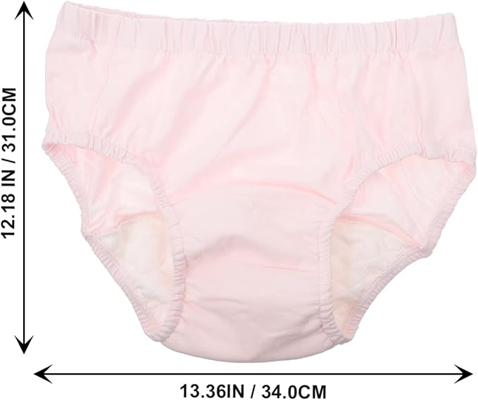 Healifty Reusable Leakproof Urinary Underwear for Elderly Waterproof Breathable Incontinence Care Pants Comfortable Washable Size XXL 14.56X11.81X0.39In