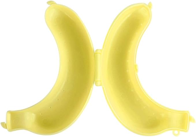 Hztyyier Portable Banana Holder, Compact Fruit Storage Case, Leak-Proof Design for Travel and Outdoor Activities