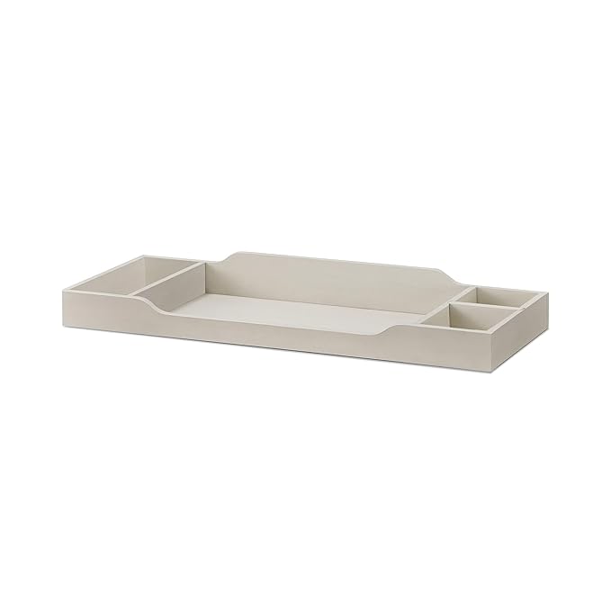 Sorelle Furniture Changing Table Topper for Dresser, Dressing and Diaper Changing Solution for Baby Dresser, Nursery Furniture-Brushed Ivory
