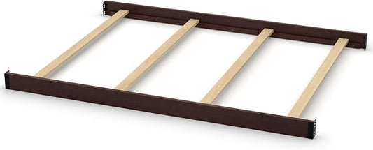 Full-Size Conversion Kit Bed Rails Compatible with Simmons Kids Convertible Cribs by Delta Children - Solid Wood Rail - Toddler and Adult Bed Rail - Nursery Furniture (Black Espresso, BOLT-ON KIT)