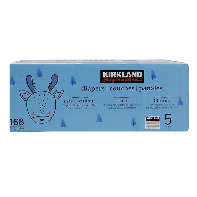Kirkland Signature Diapers, Size 5 (168 Count)