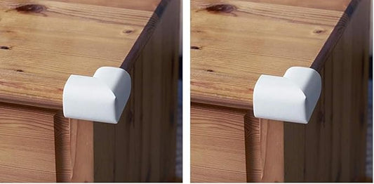 Toddleroo by North States Foam Corner Protectors. Safeguard Sharp Corners for Home Safety with Impact Absorbing Foam Protectors. Baby Proofing with Confidence (8-Pack, White)